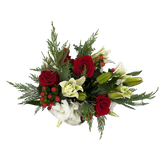 Holiday Joy Fresh Flower Hand-Tied Bouquet® 2025
