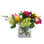 Bijou Blooms Fresh Flower Hand-Tied Bouquet + Vase