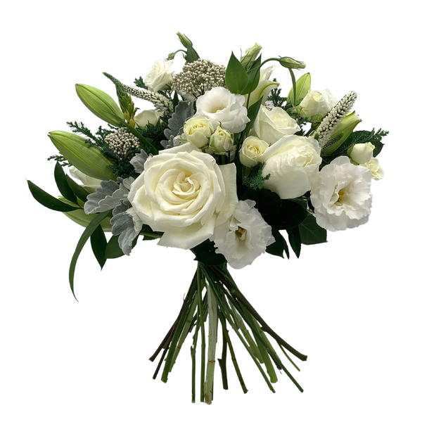 Christmas Glam Fresh Flower Hand-Tied Bouquet