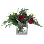 Bijou Blooms Fresh Flower Hand-Tied Bouquet + Vase