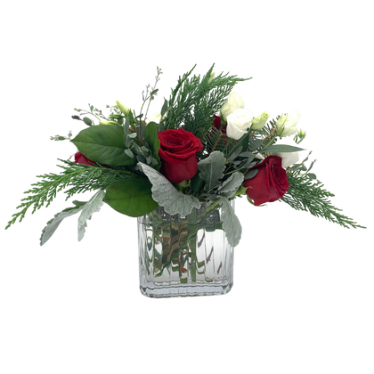 Bijou Blooms Fresh Flower Hand-Tied Bouquet + Vase