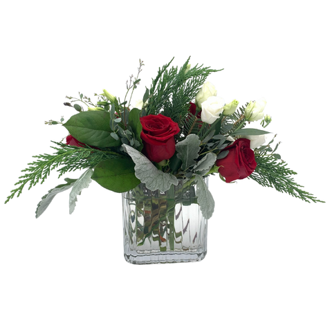 Bijou Blooms Fresh Flower Hand-Tied Bouquet + Vase