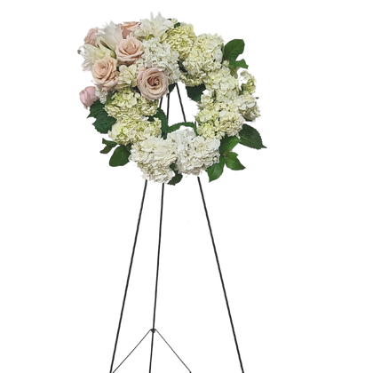 Sweet Memories Wreath on Easel