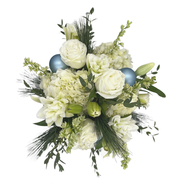 Winter Wonderland Fresh Flower Hand-Tied Bouquet®