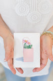 Bag Lady Greeting Cards package of 4 with envelopes, 4 separate designs